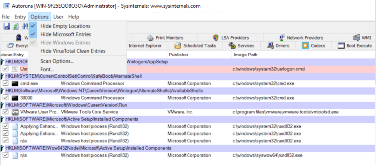 autoruns_microsoft_filter