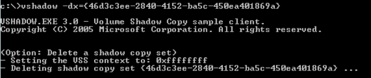 vshadow_delete