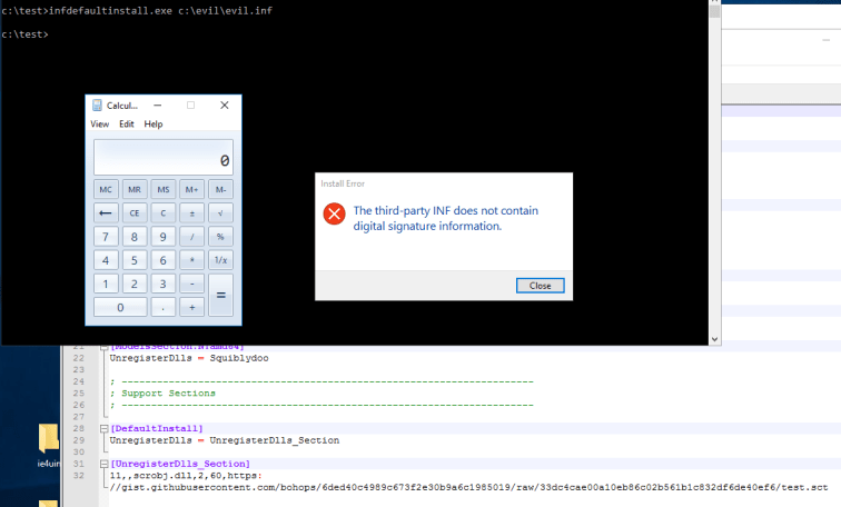 infdefaultinstall_execute